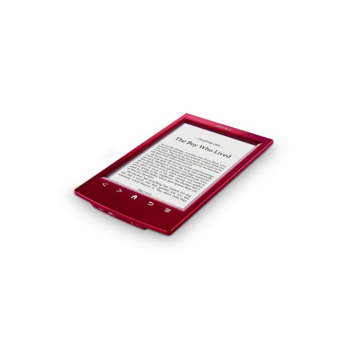 Sony PRST2HRC - Lector de e-Book, WiFi, Color Rojo