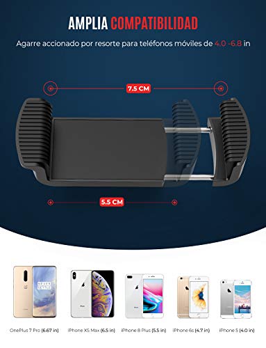 Soporte Móvil Coche para Ranura de CD de Coche,Mpow CD Slot Car Mount con Sostenedor 360 ° Rotación para iPhone 7/7Plus/6 /6 Plus /6S/SE, iPod Touch, Nexus 4/5, HTC, Sansum, Huawei, Motorola, Sony y Dispositivos GPS