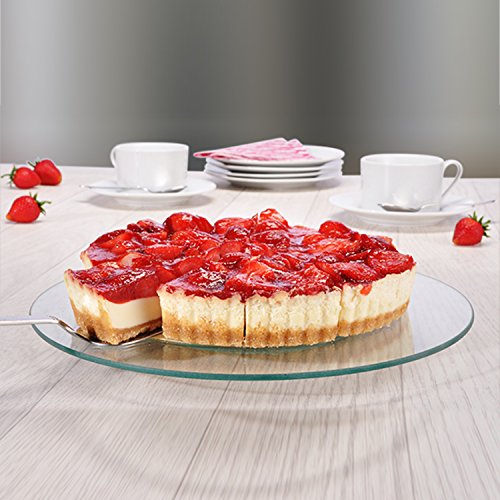 Soporte para tartas, cristal, giratorio, Ø30 x 2 cm – Pastas placa soporte para tartas, plato para tartas (Platos de postre de – Soporte para tartas