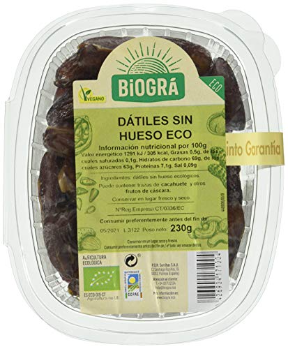 Sorribas Dátiles Sin Hueso 230 Gr 230 Gramos Sorribas 300 g