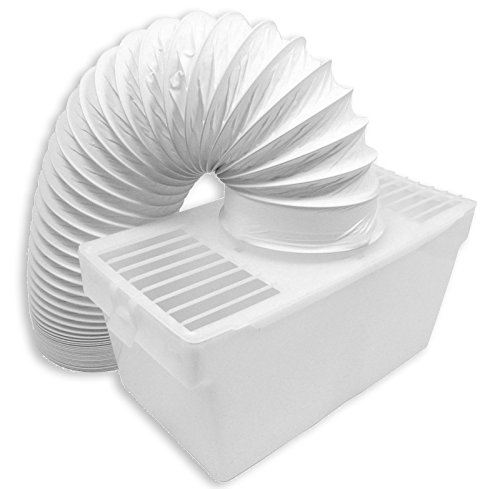 Spares2go Condensador Respiradero Caja y Manguera Equipo para Whirlpool Secadoras (4"/ 100mm)