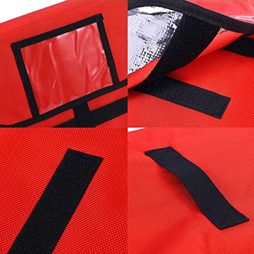 SparY Pizza Delivery Bag 11 Inches Fresh Thermal Ergonomic Portable Box Holder Case Resistente al Desgaste Contenedor Almacenamiento Alimentos Picnic A Prueba Agua Aislado