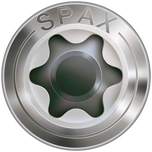 SPAX 1.4567 25170004505021 - Lote de tornillos T-Star plus Cut (rosca parcial, 4,5 x 50 mm, 200 unidades, acero inoxidable)