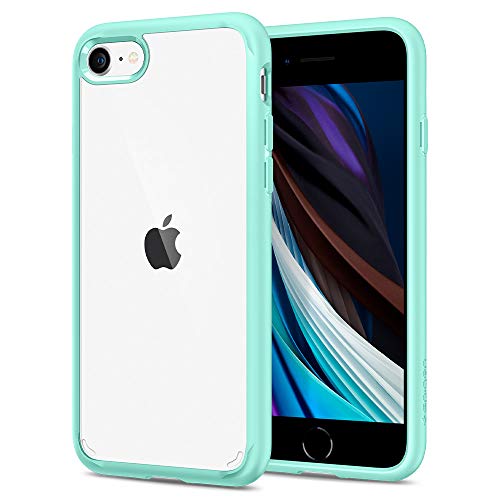 Spigen Funda Ultra Hybrid Compatible con Apple iPhone SE 2020/ iPhone 8/7, Protección híbrida de la caída - Mint