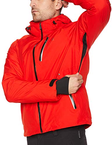 SPYDER Tripoint Chaqueta, Hombre, Rojo, M