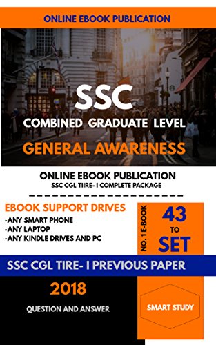 SSC CGL TRIE - I Online Examination 2018: [General Awarence] (English Edition)