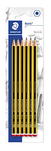 Staedtler 120-2BK6DAST, Lápices, Mina HB, 6 unidades, Negro