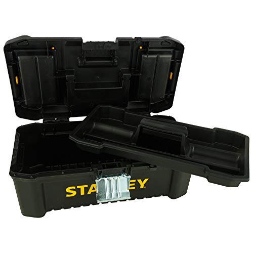 STANLEY STST1-75515 - Caja de herramientas de plastico con cierre metálico, 18 x 13 x 32.5 cm
