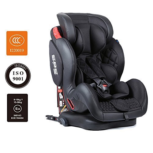 Star Ibaby BQ-06 - Silla de coche Reclinable con Isofix SPS, Grupo 1 2 3 (9-36 kg)