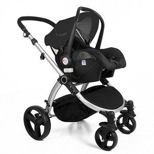 Star Ibaby Neo 3 - Cochecito de Bebé, Gris/Negro - Nuevo modelo con silla homologada hasta 22 kg