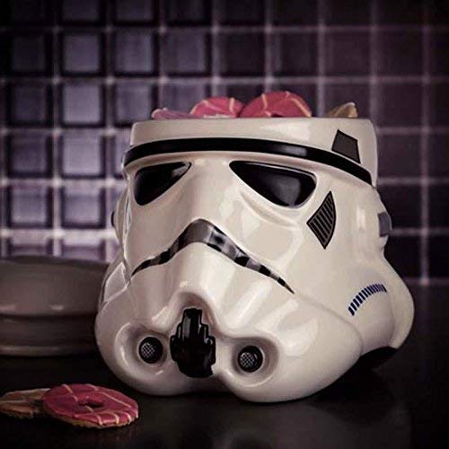 Star Wars - Tarro de galletas de cerámica Stormtrooper con tapa