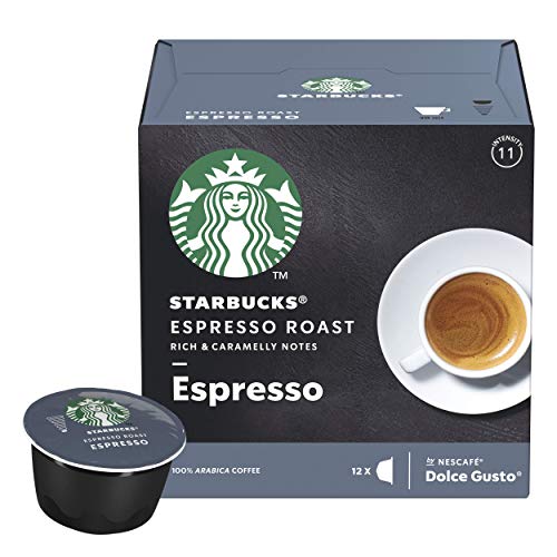 STARBUCKS Espresso Roast De Nescafe Dolce Gusto Cápsulas De Café De Tostado Intenso, 6 X Caja De 12 Unidades