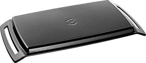 Staub 40509-340-0 - Plancha de hierro fundido, 38 cm, color negro