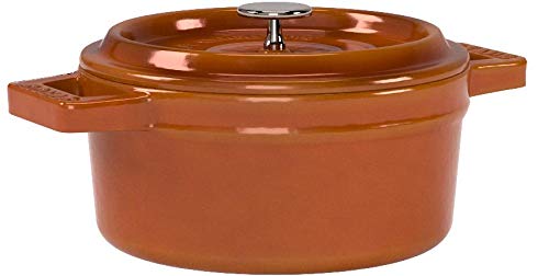 STAUB Polvo 40511 – 365 – 0 Mini de Cocotte, Hierro Fundido, Canela, 10 cm