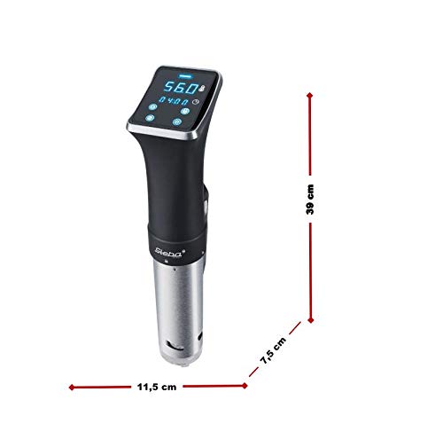 Steba SV 75 Sous Vide Immersion Circulator - Equipos para cocción Sous-Vide o al vacío a Baja Temperatura (Sous Vide Immersion Circulator, Negro, Acero Inoxidable, Tocar, LCD, 20 °C, 90 °C)