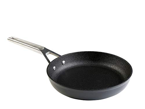 STEEL & BAUX COOKWARE, S.L. Ecosteel Sarten alum. Forjado ECO STEEL 24CM, Acero Inoxidable, Negro