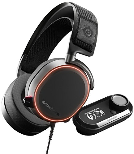 Steelseries Arctis Pro Gamedac - Auriculares De Juego, Sonido De Alta Resolución Certificado, Chip Ess Sabre Dac, Negro