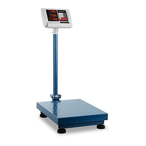 Steinberg Systems Báscula De Plataforma Bascula Industrial de Suelo SBS-PF-300/50C (300 kg / 50 g, Superficie Pesaje 40 x 50 cm)