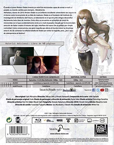 Steins Gate Episodios 13 A 24 (Parte 2) Blu-Ray Edición Coleccionistas [Blu-ray]