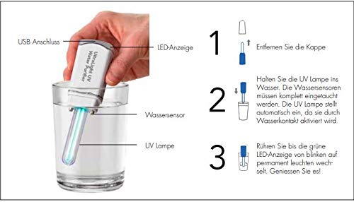 SterIPEN UltraLight Traveller - Cubo para descalcificador de agua UV