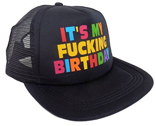 Sterling James Co. Gorra Divertida de Cumpleaños It's My F*cking Birthday (Es Mi P*** Cumpleaños) – Decoraciones y Artículos para Celebraciones de 21, 30, 40 y 50 Años