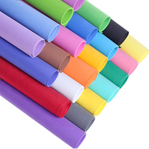 STOBOK 10pcs 1 mm Papel de Espuma de EVA Grueso Hojas de Espuma Hechas a Mano Materiales de Bricolaje Artesanal Papel de Esponja Tableros Colores Mezclados / 50x50cm-Producto Arrugado