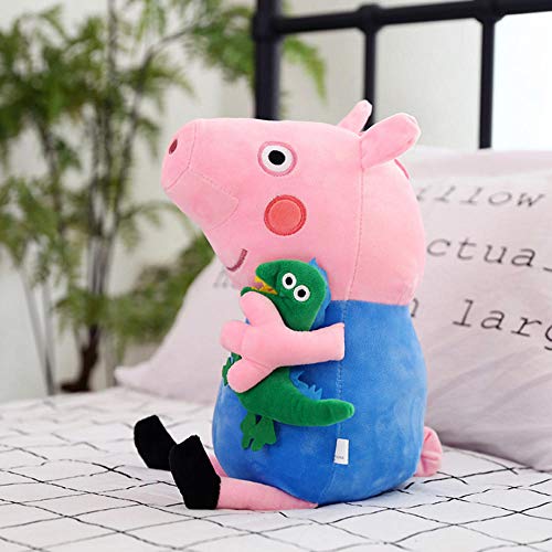 stogiit 30 Cm Genuino Peppa Pig Peppa George Peluche con Mascota Oso De Peluche/Dinosaurio Niño Niña Cumpleaños Navidad Año Nuevo Regalo Juguetes