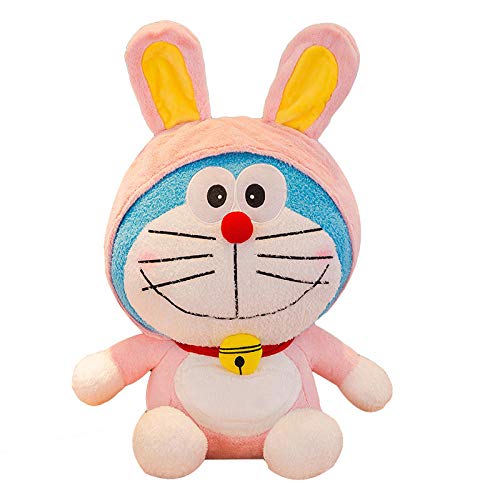 stogiit Lindo Gato Jingle Peluche De Juguete Robot Gato Muñeca De Dibujos Animados Regalo De Niña Doraemon Transformarse En Un Tigre (Amarillo) 40 Cm