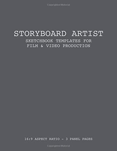 Storyboard Artist Sketchbook Templates for Film & Video Production