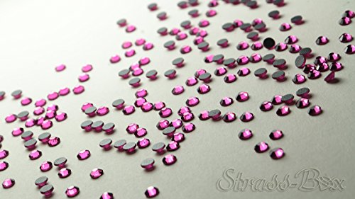 Strass Hotfix DMC Fucsia, rosa, SS16 AAA pieza brillantes número seleccionable, 500