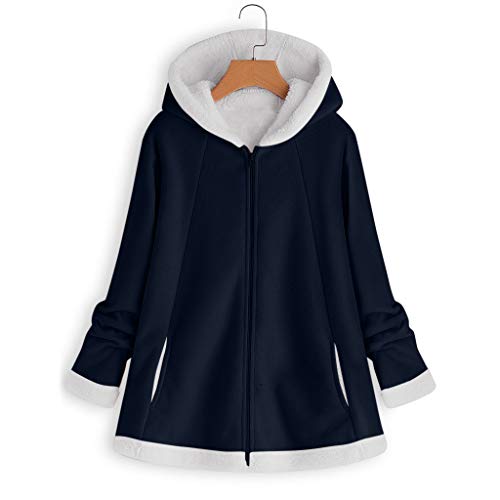 Sudadera con Capucha para Mujer Abrigo De Invierno Mujer Libre Abrigos Rebajas Talla Grande Chaqueta Manga Larga Cremallera Señoras Hoodie Pullover Tops Blusa riou