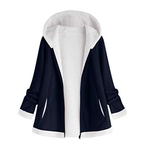 Sudadera con Capucha para Mujer Abrigo De Invierno Mujer Libre Abrigos Rebajas Talla Grande Chaqueta Manga Larga Cremallera Señoras Hoodie Pullover Tops Blusa riou