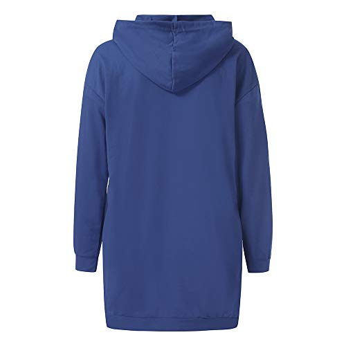 Sudaderas con Capucha Pullover Tumblr Largas Deportiva Negro Invierno para Mujer,PAOLIAN Jerséis Vestido Sexy Tallas Grandes Anchas Camisetas Manga Largas Rebajas Señora otoño Suelto