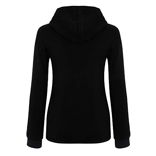 Sudaderas con Capucha Tumblr Cortas Pullover Anchas Deportiva Invierno para Mujer,PAOLIAN Sudaderas Estampado Alfabeto Camisetas Manga Largas Rebajas Tallas Grandes Señora otoño Tops