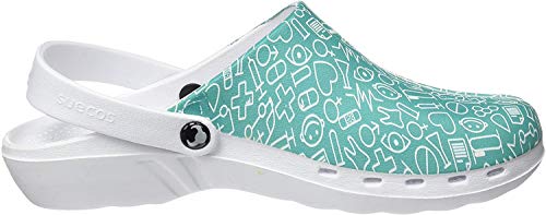 Suecos Oden Print, Zuecos de Trabajo, Unisex Adulto, Multicolor 21, 36 EU