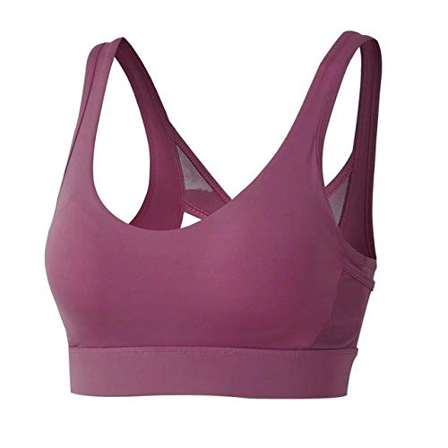 Sujetador Deportivo Mujer Sujetador Deportivo Sexy Sujetador con Hebilla En La Espalda Ajustable Sujetador Fijo para El Pecho para Mujer Correr Reunir Sujetador Deportivo De Yoga De Secado Rápido