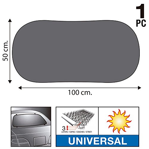 Sumex 4410009 Parasol Lateral, Negro, 50X100 cm