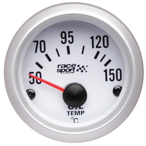 Sumex GAUG528 Termómetro Temperatura Aceite Race Sport, Diámetro 52 mm, 12V