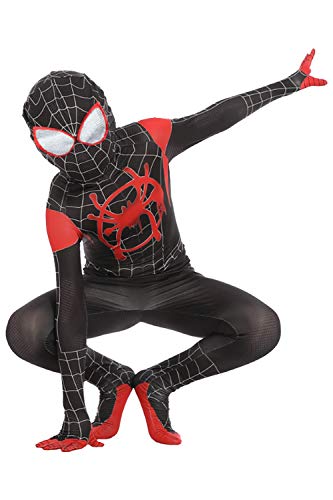 Superhéroe Disfraz Película Cosplay Impresión Araña Patrón Mono Onesies Impresión Sudadera