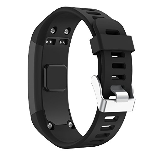 SUPORE Garmin Vivosmart HR Activity Tracker Correa de Reloj de Repuesto, Accesorios Correa de Reloj de Silicona Suave Ajustable Reemplazo diseñado para Garmin Vivosmart HR Smart Sport Reloj