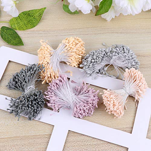 SUPVOX 5 Piezas de estambres de Flores para Manualidades DIY arreglos Florales Suministros Color Aleatorio