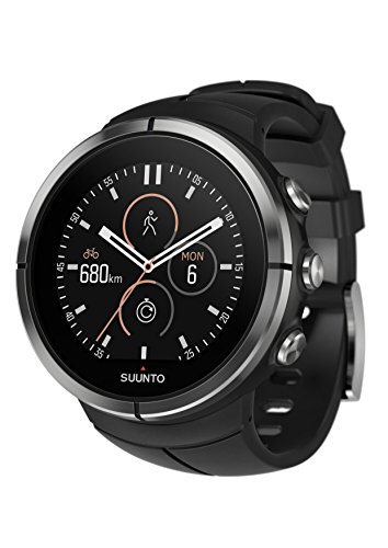 Suunto - Spartan Ultra Black HR - SS022658000 - Reloj Multideporte GPS + Cinturón de frecuencia cardiaca (Talla M) - Talla única