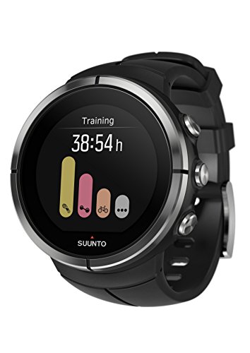 Suunto - Spartan Ultra Black HR - SS022658000 - Reloj Multideporte GPS + Cinturón de frecuencia cardiaca (Talla M) - Talla única