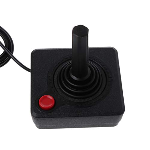 Sweo - Joystick para juego Atari 2600 con palanca de 4 vías y botón de acción individual