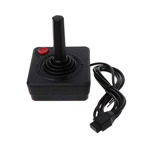 Sweo - Joystick para juego Atari 2600 con palanca de 4 vías y botón de acción individual