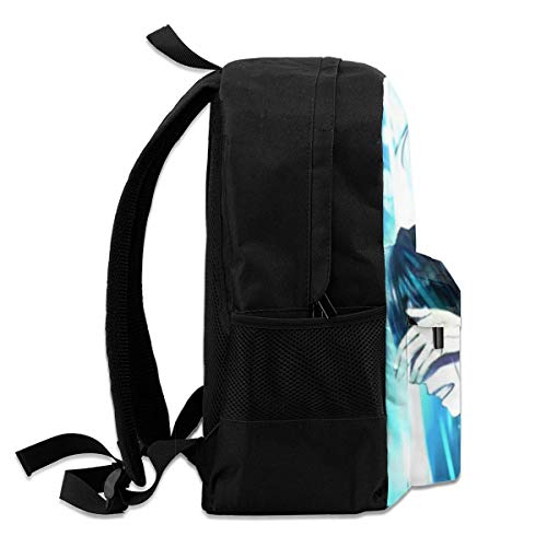 Sword Art Online Kirigaya Kazuto - Mochila de viaje para adultos, ligera, resistente, de gran capacidad, color negro, Negro (Negro) - Black-48