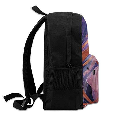 Sword Art Online Yuuki Asuna5.Webp - Mochila de viaje para adultos, ligera, resistente, de gran capacidad, color negro, Negro (Negro) - Black-48