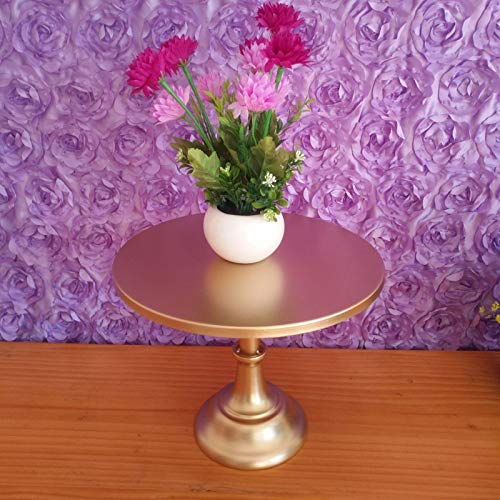 Syfinee Cake Display Stand Dessert Cupcake Serving Plate Round 10 Inch for Wedding Party