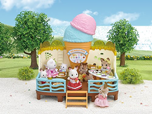 Sylvanian Families-5054131052280 Tienda Helados en la Playa (Epoch para Imaginar 05228)