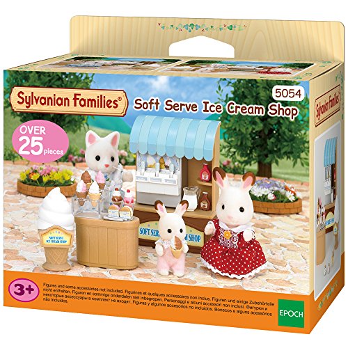 SYLVANIAN FAMILIES- Soft Serve Ice Cream Shop Mini muñecas y Accesorios, Multicolor (Epoch para Imaginar 5054)